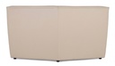 Poltrona angolo beige in legno stile design