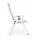 Poltrona per esterno Pieghevole CRUISE Bianco 59x71x h 113 cm