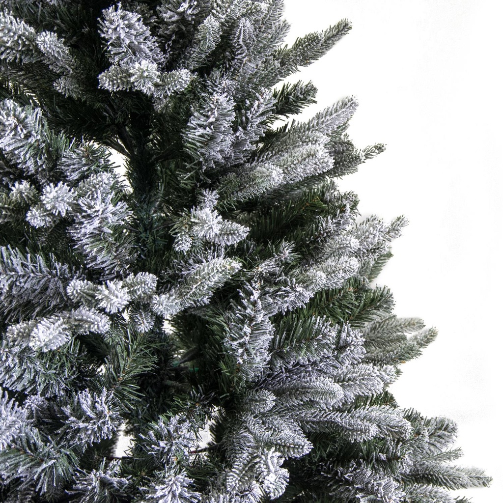 Albero monte Cristallo innevato verde 2006 rami cmø155h240