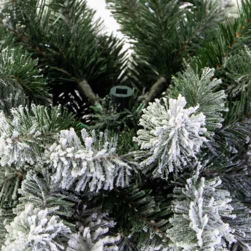 Albero monte Vettore slim innevato verde 972 rami cm ø79h210