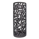 Portabicchiere metallo frecce grigio scuro tondo cm ø8h20