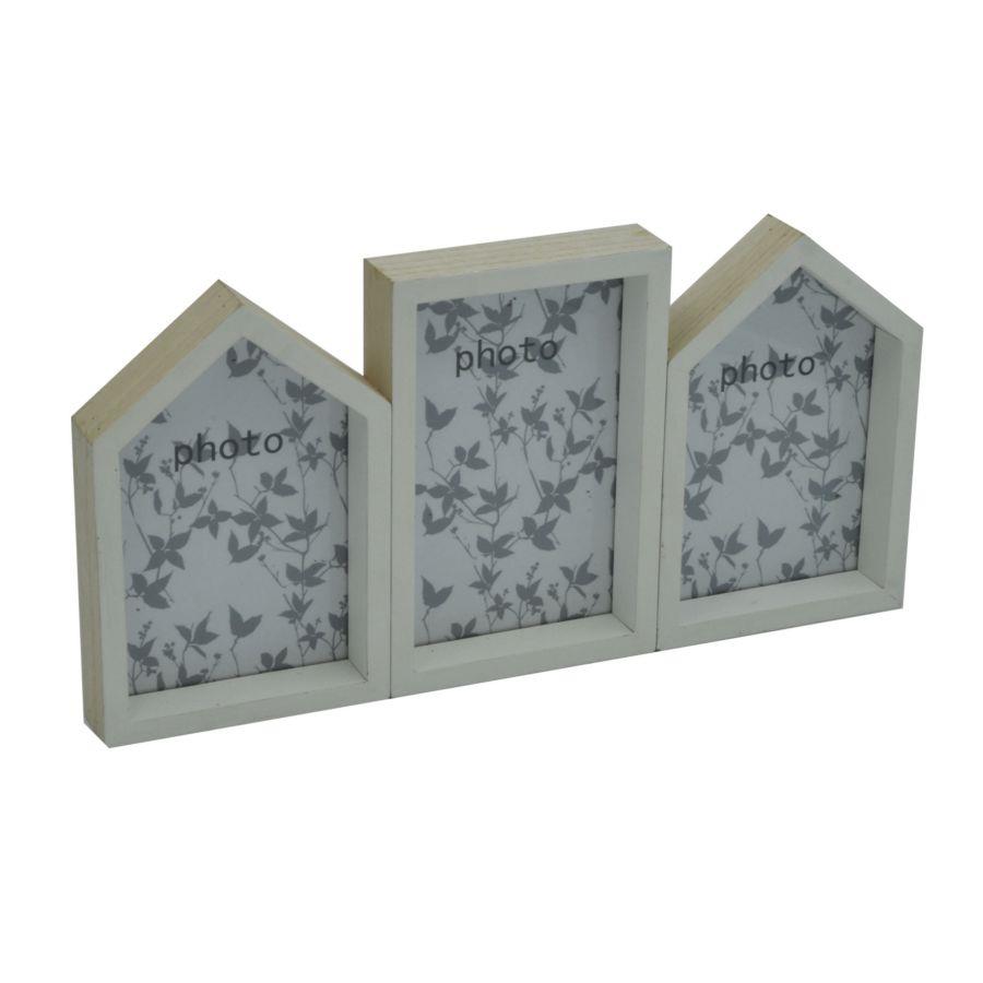 Lucia casette wall photo frame multiple 3p cm32x16,5x3