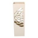 Portaombrelli metallo albero crema quadro cm 15,5x15,5h49