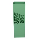 Portaombrelli metallo albero verde quadro cm 15,5x15,5h49