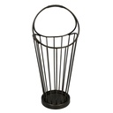 Portaombrelli metallo bronzo scuro tondo cm32x30h52-70