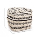 Pouf etnico cm 45 x 45  sfoderabile