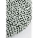 Pouf intrecciato menta bizzotto cm 80
