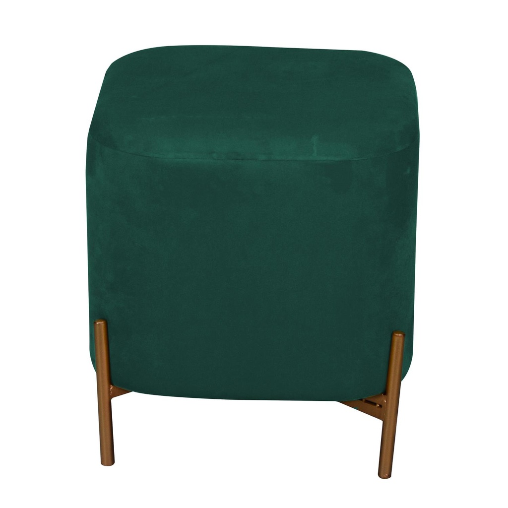 Puff velluto verde salvia cm38x38h45