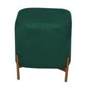 Puff velluto verde salvia cm38x38h45