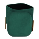 Puff velluto verde salvia cm38x38h45