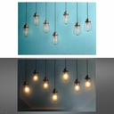 Quadro led lampadine cm60x40x1,8