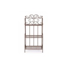 Scaffale 3 Piani Melanie Marrone cm 124 h