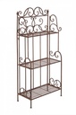 Scaffale 3 Piani Melanie Marrone cm 124 h