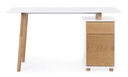 Scrivania con cassettiera MONTREAL 140X60X76h cm