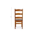 Sedia Chateux legno acacia rustica anticata