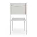 Sedia Hilde bianco Cloud da esterno cm 46 x 57 x 88 h