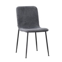 Sedia Patrug in tessuto grigio  83x56x43 cm