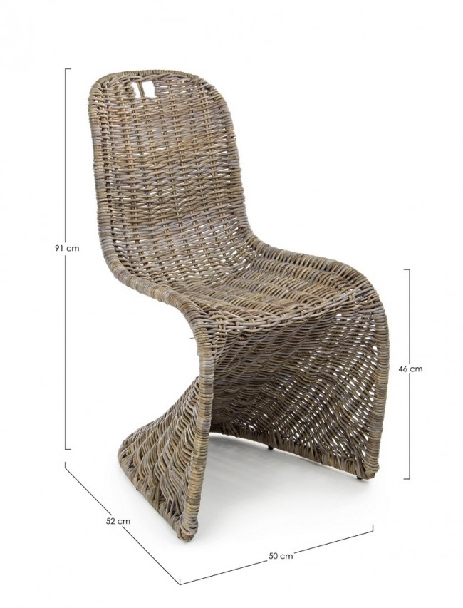 Sedia Zacarias New Naturale -