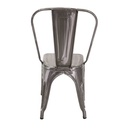 Sedia ferro new bristol galvanizzato cm51x43h84