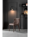 Sedia in Microfibra Afrodite visone STS