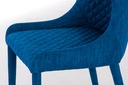 Sedia in tessuto blu 58x50,5x83h cm 