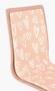 Sedia ufficio acciaio similpelle Young Hearts cm 42,5 x 40 x 87