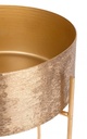 Set 2 porta vaso oro in alluminio stile classico
