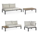 Set salotto giardino Elias antracite