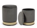 Set2 Pouf Contenitore Milena Grigio Sc
