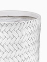 Set4 P.Vaso Tressage Cil Bianco