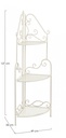 Angoliera classica 3 ripiani Giselle crema