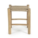 Sgabello per esterno in legno Teak Naturale LAMPOK 38x38x h45 cm