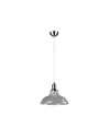 Sospensione 1x E27 Aldo Nichel Vetro Trasparente Ø28 cm Trio Lighting