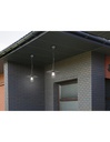 Sospensione 1xE27 Brenta Antracite Diffusore Vetro IP44 Trio Lighting