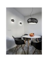 Sospensione 3xE27 Zandor Nero Ø50 cm Trio Lighting