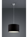 Sospensione Hotel 1xE27 Paralume Nero Ø40 cm Trio Lighting