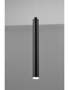 Sospensione Moderna Tubular 11 Tubi Led Nero L115 cm Trio Lighting