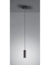 Sospensione Pendel Cilindro GU10 Marley Nero Trio Lighting
