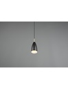 Sospensione Pendel Cono Farin Nero Ø10 cm Trio Lighting