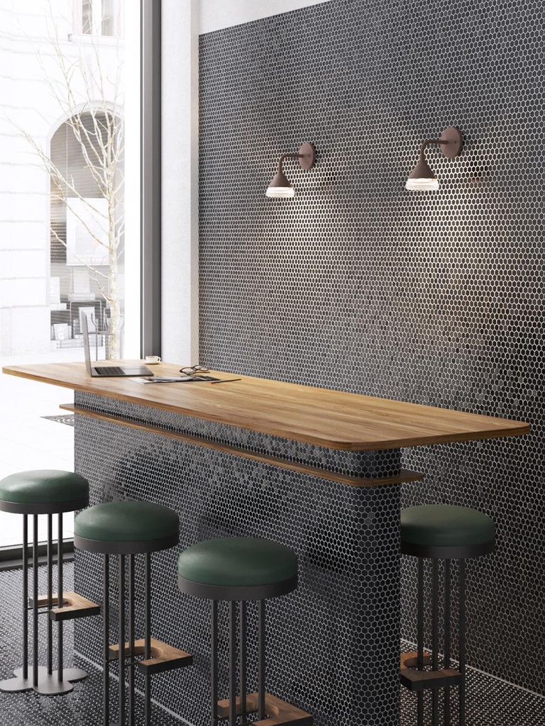 Sospensione in Alluminio Pressofuso con Diffusore in Acrilico - 20W, 1800 Lumen, Luce Calda tortora