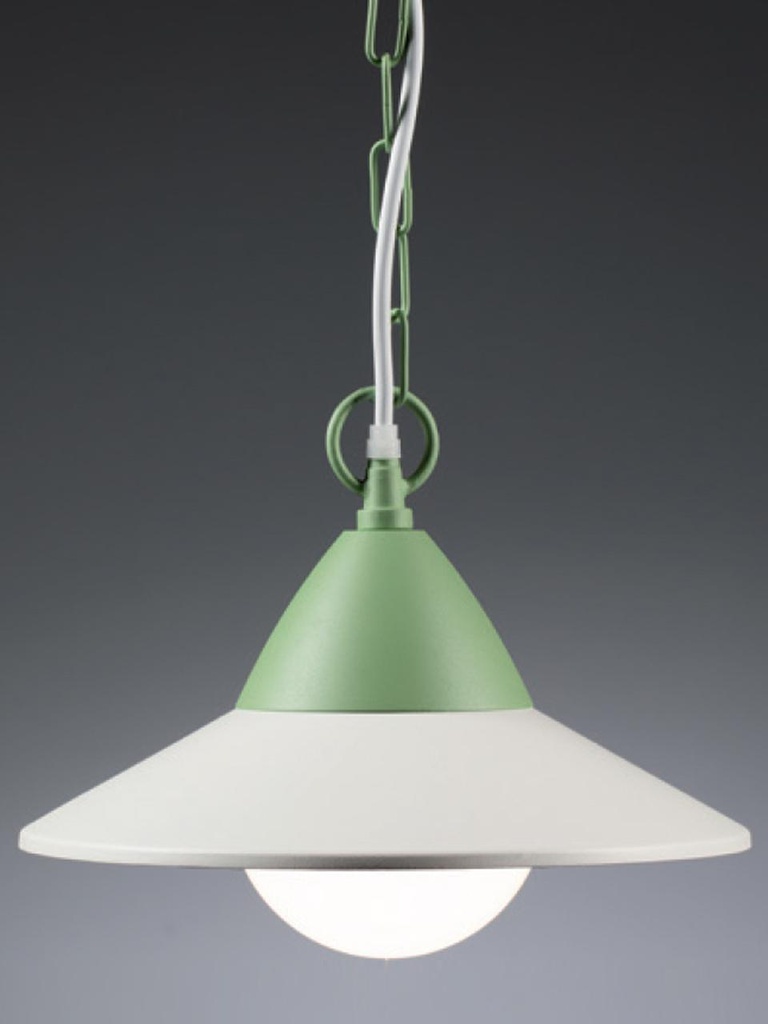 Sospensione in alluminio e metallo, diffusore opalino, 20W, 2050 lumen, classe F, 3000°K - 4000°K - 6500°K bianco
