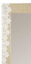 Specchio rett. yuta decoro pizzo fy-1526 cm. 41,5 x 61,5 x 2