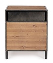 Store little cabinet 1 anta - 1 cassetto in metallo stile industriale 45x34.5x55.20