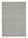 Tappeto da esterno grigio in fibra sintetica lavorato a mano 230x350