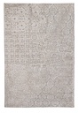Tappeto grigio in fibre naturali stile fusion cm 160x230