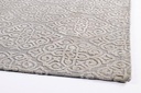 Tappeto grigio in fibre naturali stile fusion cm 160x230
