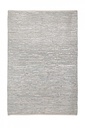 Tappeto pelle argento Helen