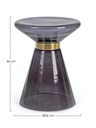 Tavolino Azmin Vt Grigio Fume' D36 -