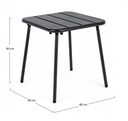 Tavolino Marlyn Antracite 40X40 -