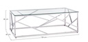 Tavolino Rayan Rett 120X60